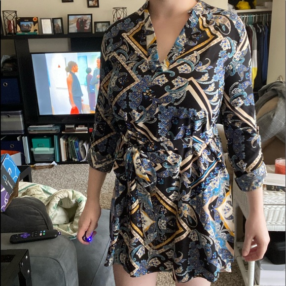 SHEIN Dresses & Skirts - Shein Paisley work dress. Light comfortable material.